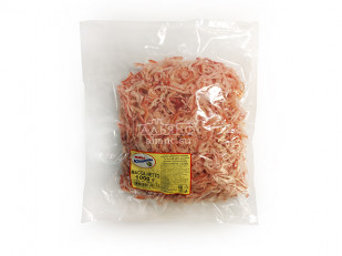 Горбуша соломка по-корейски: Кальмар стружка со вкусом краба (розовая)