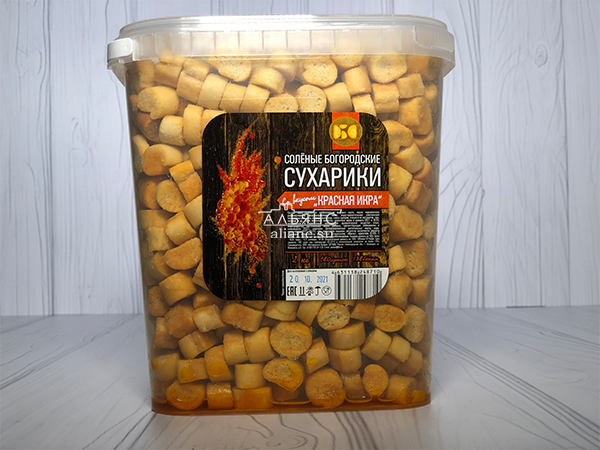 Сухарики с красной икрой в Нижнекамске