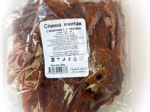 Сыр к пиву: Минтай спинка широкая с перцем (МиЛара)