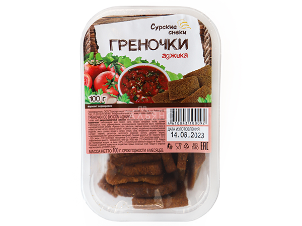 Сурские гренки с Аджикой (100 гр) в Нижнекамске