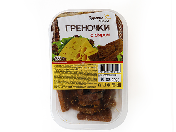 Сурские гренки со вкусом Сыра (100 гр) в Нижнекамске