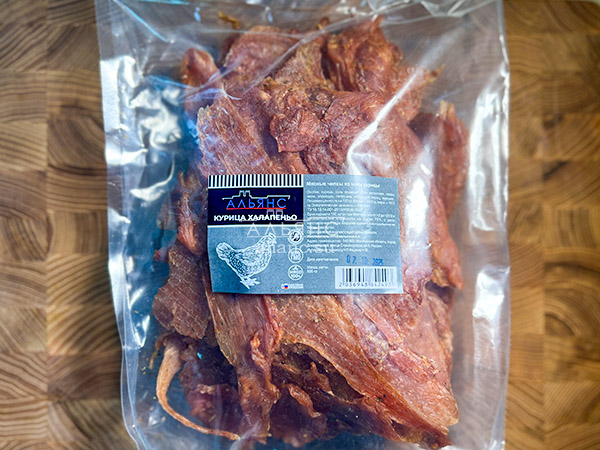Мясо (АЛЬЯНС) вяленое курица 500гр "С халапеньо" в Нижнекамске