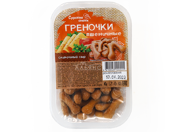 Сурские (ПШЕНИЧНЫЕ) Сливочный сыр (100 гр) в Нижнекамске