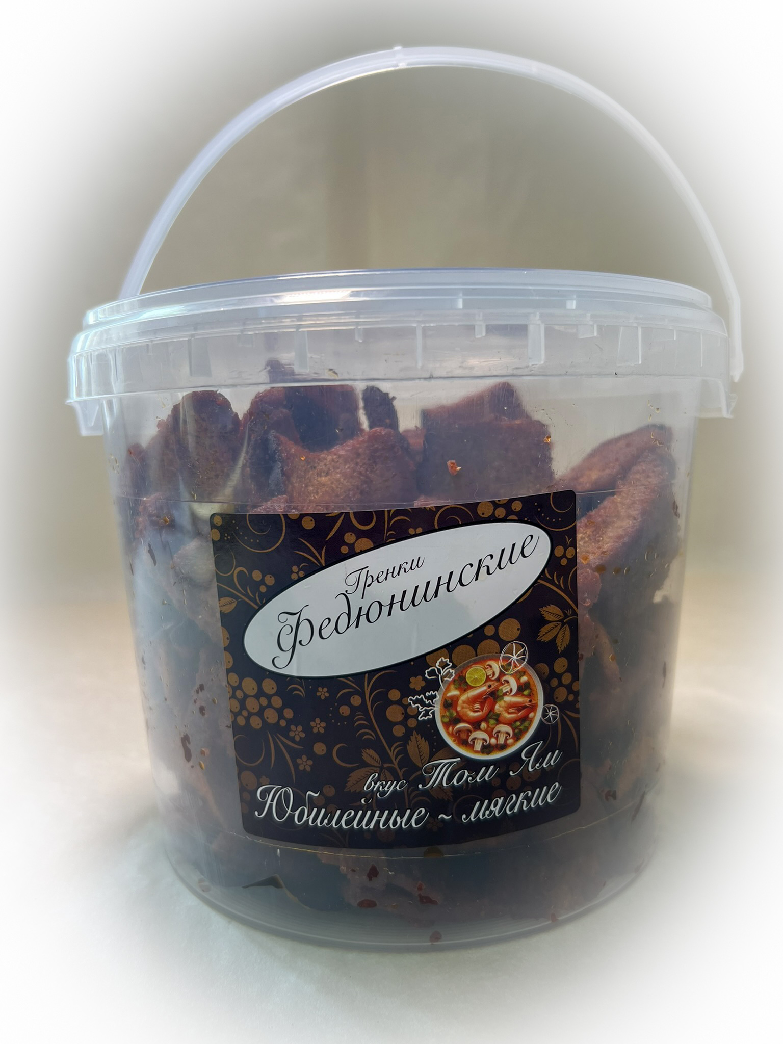 Гренки "ФЕДЮНИНСКИЕ" "Том ям" (ведро 900 гр.) в Нижнекамске
