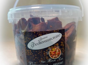 Мучные полоски МАЛИНОВЫЕ со вкусом острых бараньих рёбрышек 76 гр: Гренки 