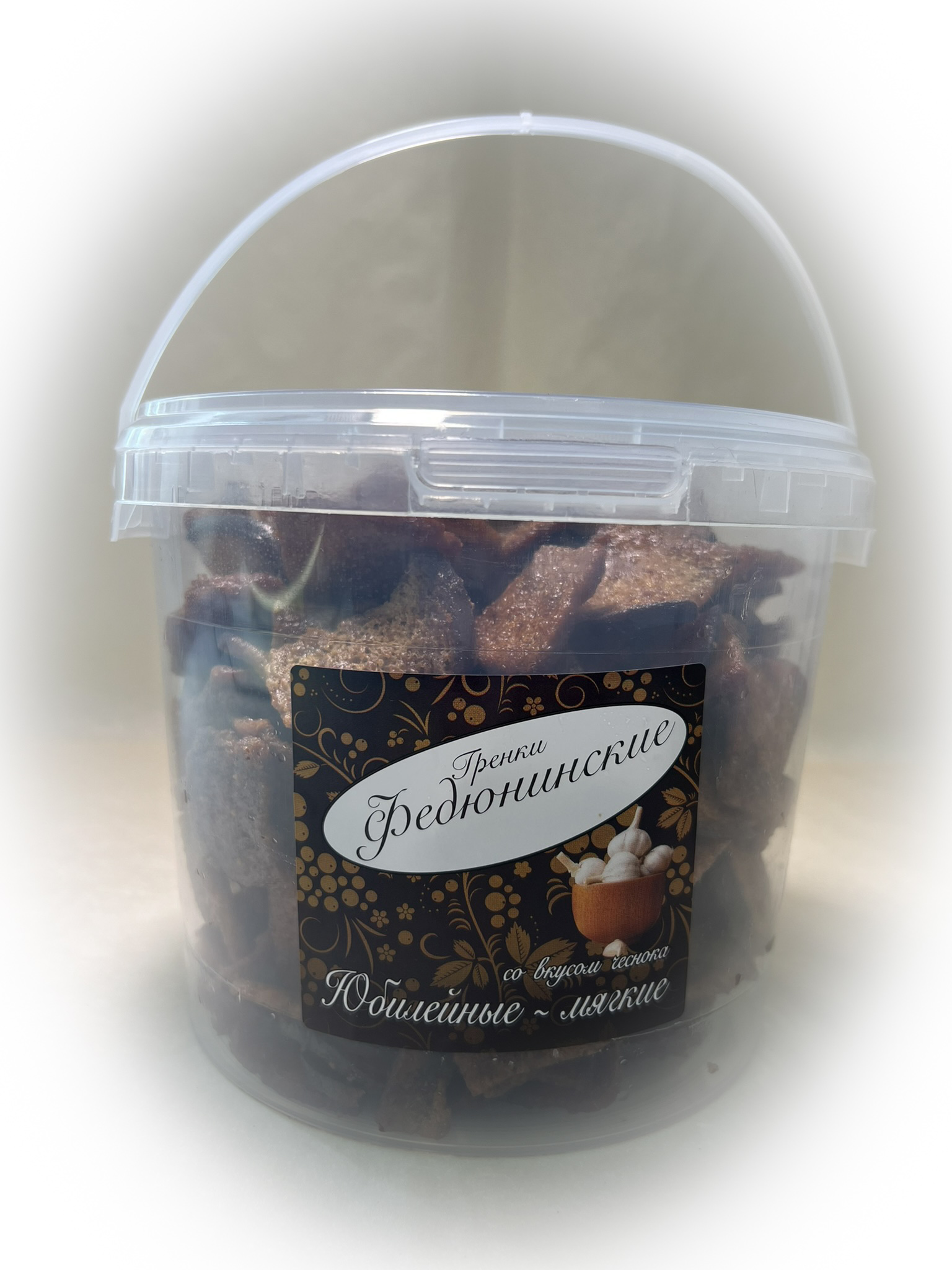 Гренки "ФЕДЮНИНСКИЕ" "Чеснок" (ведро 900 гр.) в Нижнекамске