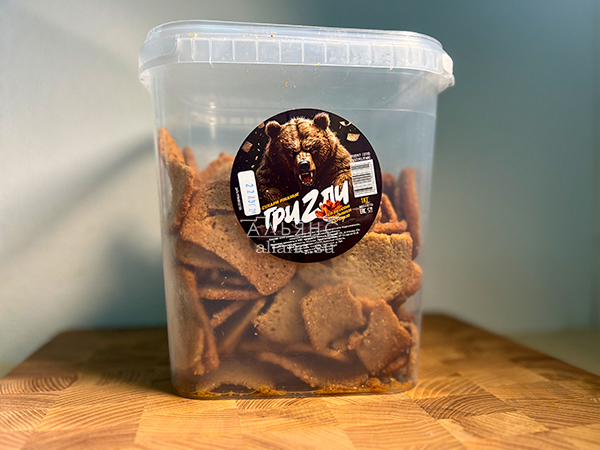 Ведро Ржаные гренки со вкусом Крылышки Барбекю (1 кг) в Нижнекамске