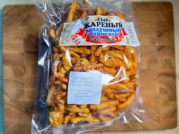 Жареный сыр "ВКУСНЯШКА" со вкусом пармезан (500 гр) в Нижнекамске