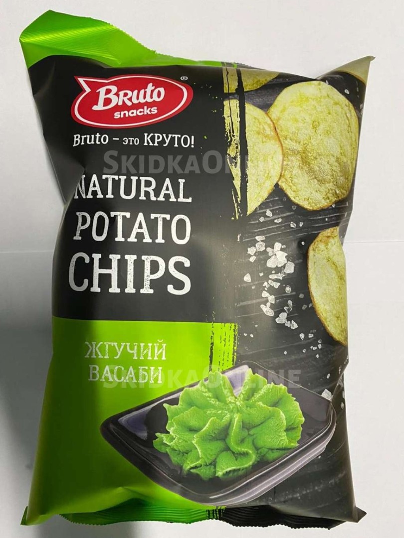 Картофель «Бруто» со вкусом васаби 130 гр. в Нижнекамске