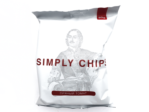 Картофельные чипсы "Simple chips" Пряный томат 80 гр. в Нижнекамске